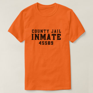 Halloween County Jail Inmate Costume T-Shirt