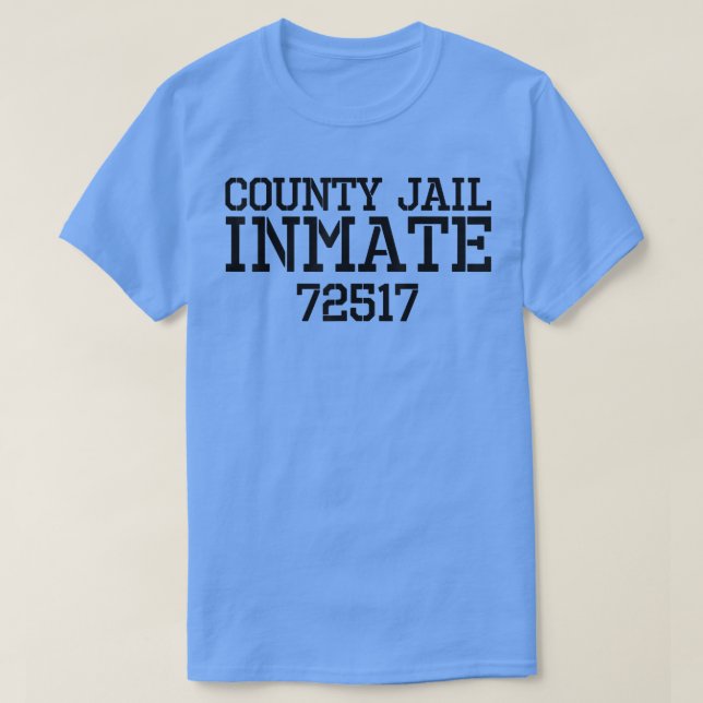 Halloween County Jail Inmate - Funny Prisoner Cost T Shirt (Design framsida)