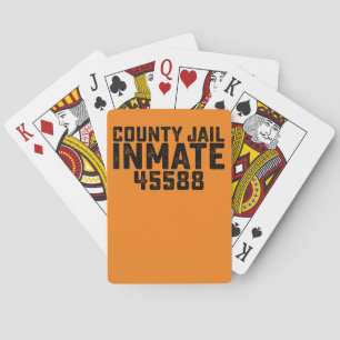 Halloween County Jail Inmate Prisoner Orange Costu Casinokort