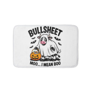 halloween cow badrumsmatta