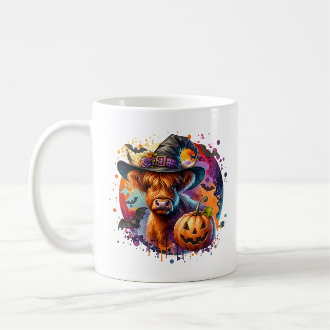 Halloween Cow Kaffemugg (Vänster)