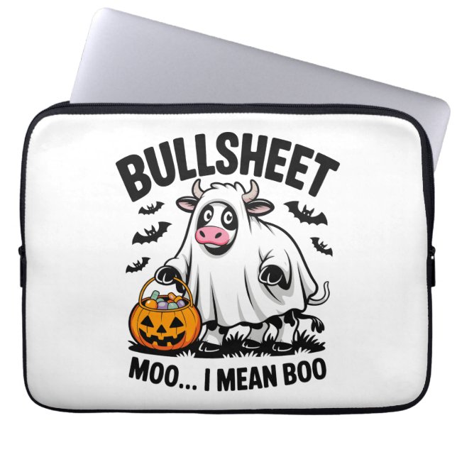 halloween cow laptop fodral (Framsidan)