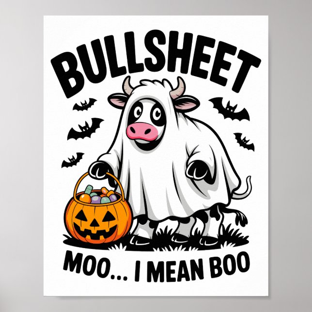 halloween cow poster (Framsidan)