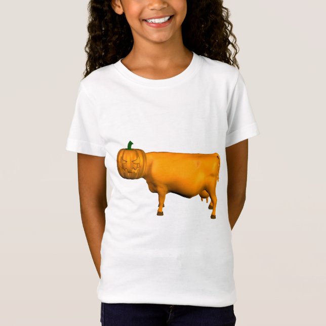 Halloween Cow Tee Shirt (Framsida)