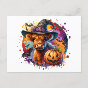 Halloween Cow Vykort