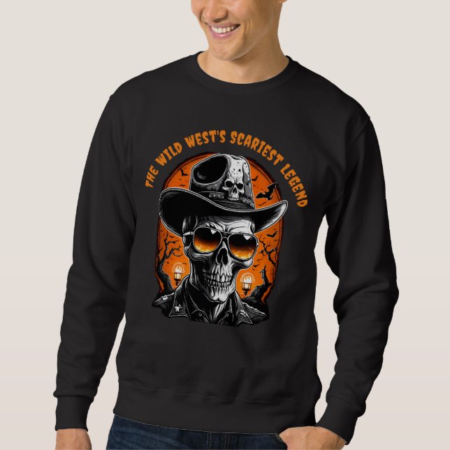 Halloween Cowboy Sweatshirt (Framsida)