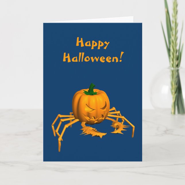 Halloween Crab Kort (Framsida)