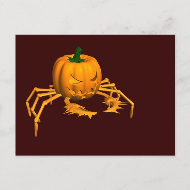Halloween Crab Vykort (Framsida)