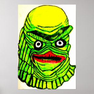 HALLOWEEN CREATURE FRÅN ABYSS POSTER
