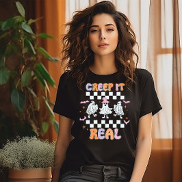 HALLOWEEN CREEP IT REEL FUNNY SPÖKEN T SHIRT