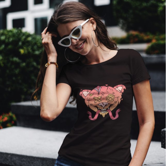 Halloween Creepy Nalle T Shirt (Skapare uppladdad)