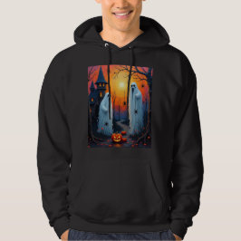 Halloween creepy spöken hoodie