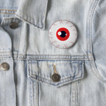Halloween Crimson Röd Ögonboll Skräck Kostym Väska
