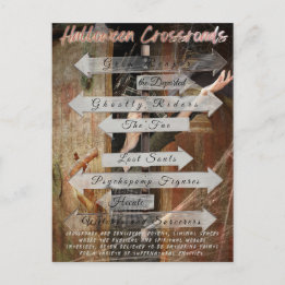 Halloween CrossRoads Vykort