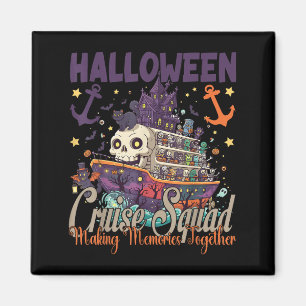 Halloween Cruise Squad 2025 Halloween-resa Familj Magnet