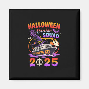 Halloween Cruise Squad 2025 Kuslig Pumpa Semester Magnet