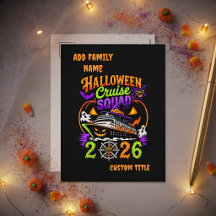 Halloween Cruise Squad 2026 Matchande Kryssning