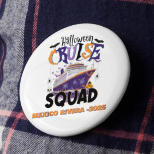 Halloween Cruise Squad Anpassad Knapp