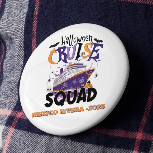 Halloween Cruise Squad Anpassningsbar Knapp (Skapare uppladdad)