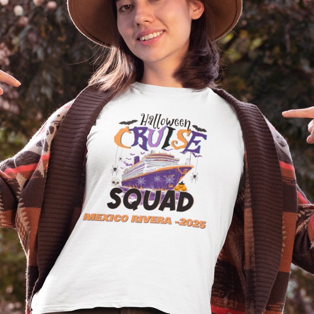 Halloween Cruise Squad Anpassningsbar T Shirt (Skapare uppladdad)