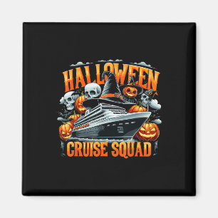Halloween Cruise Squad Familj 2025 Cruising Besätt Magnet