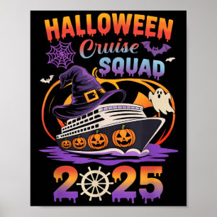 Halloween Cruise-stabben 2025 Matchande kryssnings Poster
