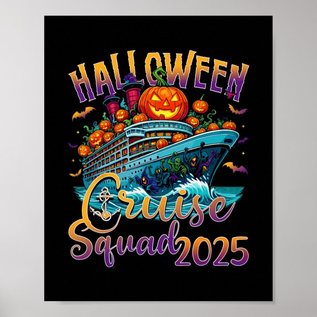 Halloween Cruise-stabben 2025 Semester Matchande F Poster (Framsidan)