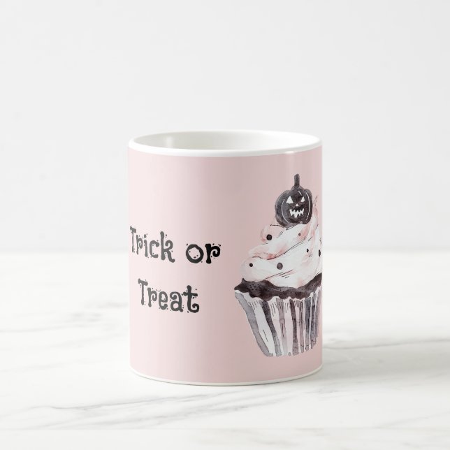 Halloween Cupcake Pumpkin Kaffemugg (Center)