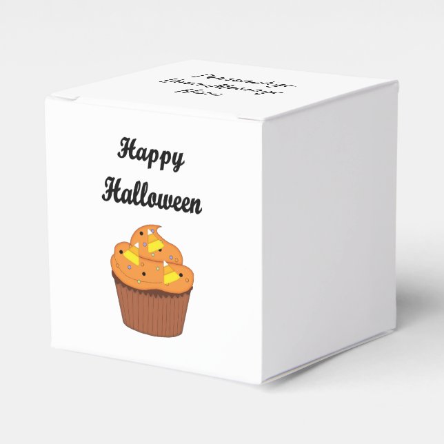 Halloween Cuptårta Presentaskar (Framsidan Sidan)