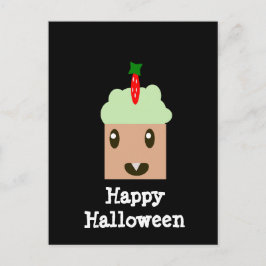 Halloween Cuptårta Vykort