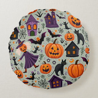 Halloween Cushion Rund Kudde