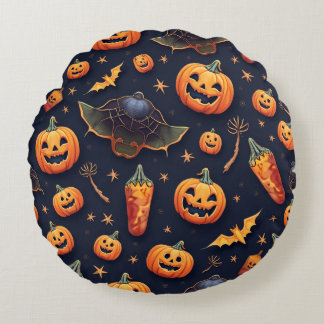 Halloween Cushions & Poufs Rund Kudde