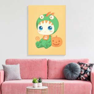 Halloween Cute Baby Dragon Dinosaur Costume Canvastryck