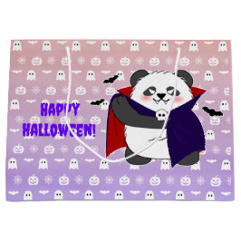 Halloween Cute Baby Panda Dracula Vampire