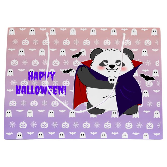 Halloween Cute Baby Panda Dracula Vampire (Framsidan)