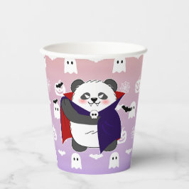 Halloween Cute Baby Panda Dracula Vampire