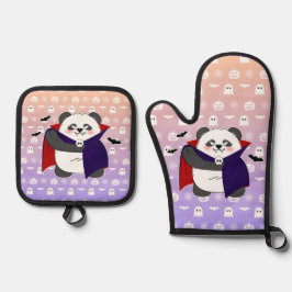 Halloween Cute Baby Panda Dracula Vampire