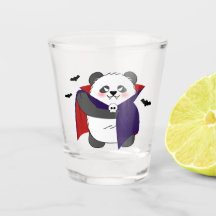 Halloween Cute Baby Panda Dracula Vampire