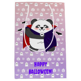 Halloween Cute Baby Panda Dracula Vampire