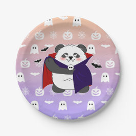 Halloween Cute Baby Panda Dracula Vampire