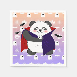 Halloween Cute Baby Panda Dracula Vampire Pappersservett