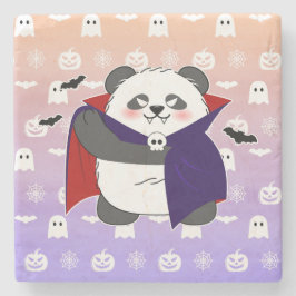 Halloween Cute Baby Panda Dracula Vampire Stenunderlägg