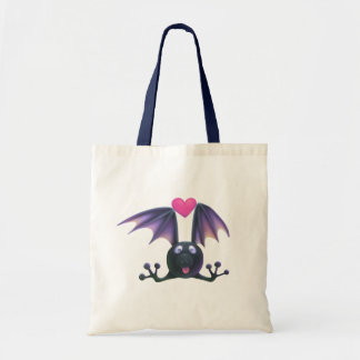 Halloween Cute Bat Tote Bag Tygkasse