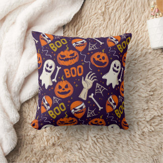 Halloween Cute Boo Spooky Funny Dekorativ kudde