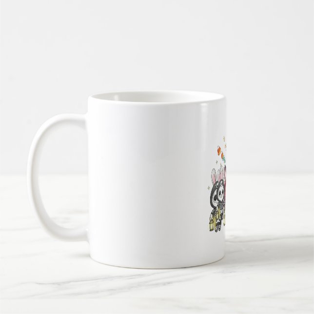 Halloween Cute Bunny Costume Kaffemugg (Vänster)