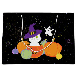 Halloween Cute Cat i Witch Hat