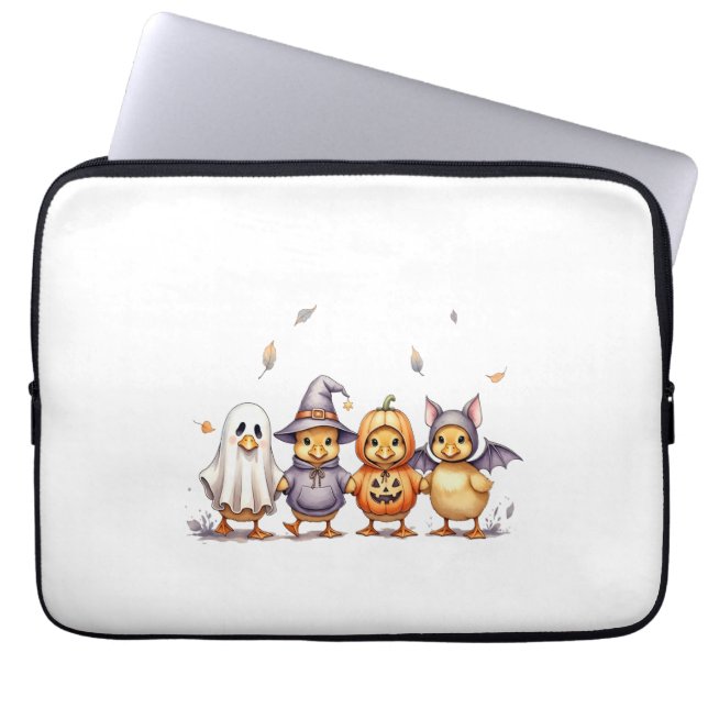 Halloween Cute Ducklings Costume Laptop Fodral (Framsidan)