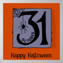 Halloween Cute Funny Whimsical 31 oktober ram