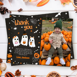 Halloween Cute Ghost Birthday Spooktacular Tack Kort