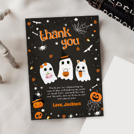 Halloween Cute Ghost Birthday Spooktacular Tack Kort